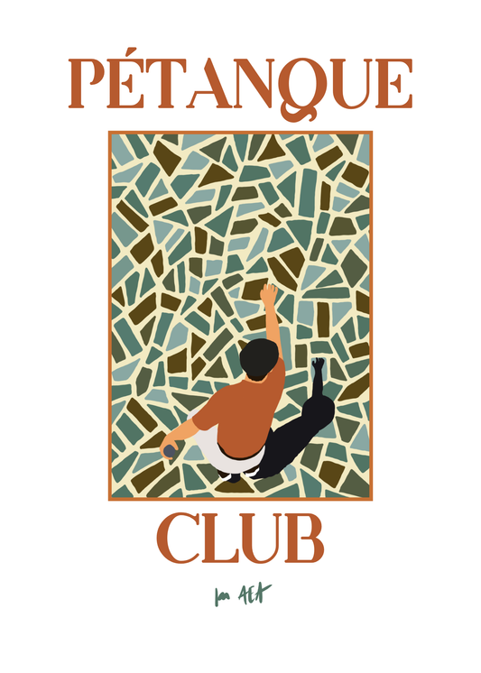 T-Shirt "Pétanque Club.”