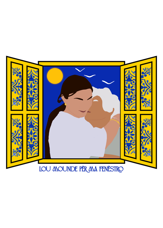 T-Shirt “Lou mounde pèr ma fenèstro.”