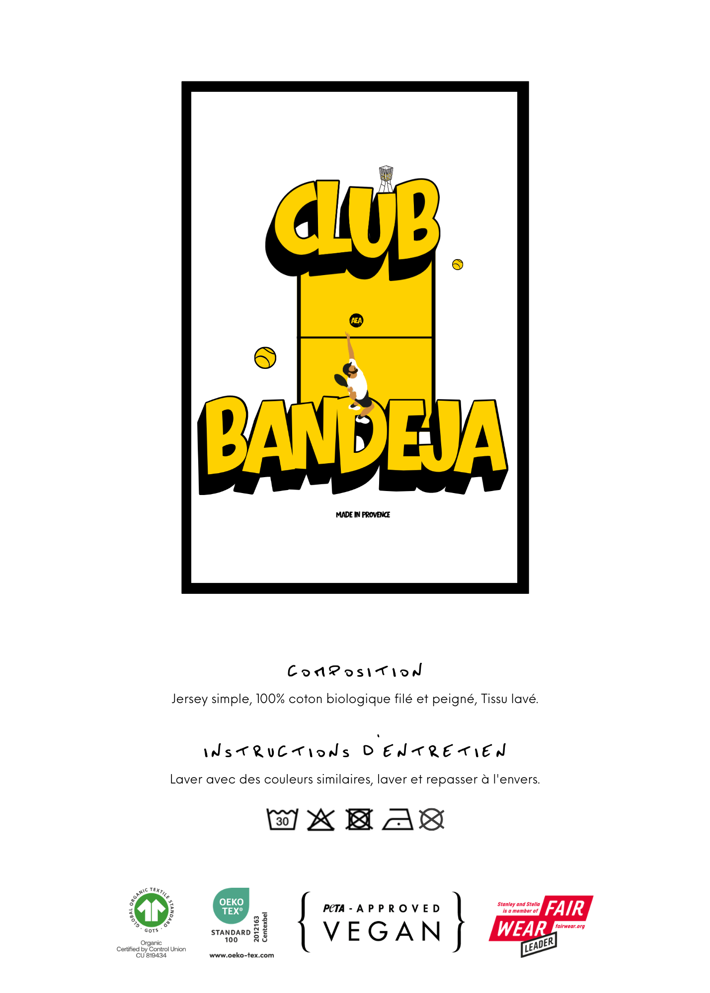 T-Shirt "Club Bandeja."