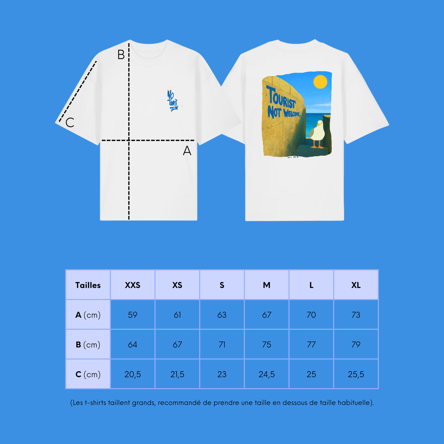 T-Shirt "No Tourist Zone."