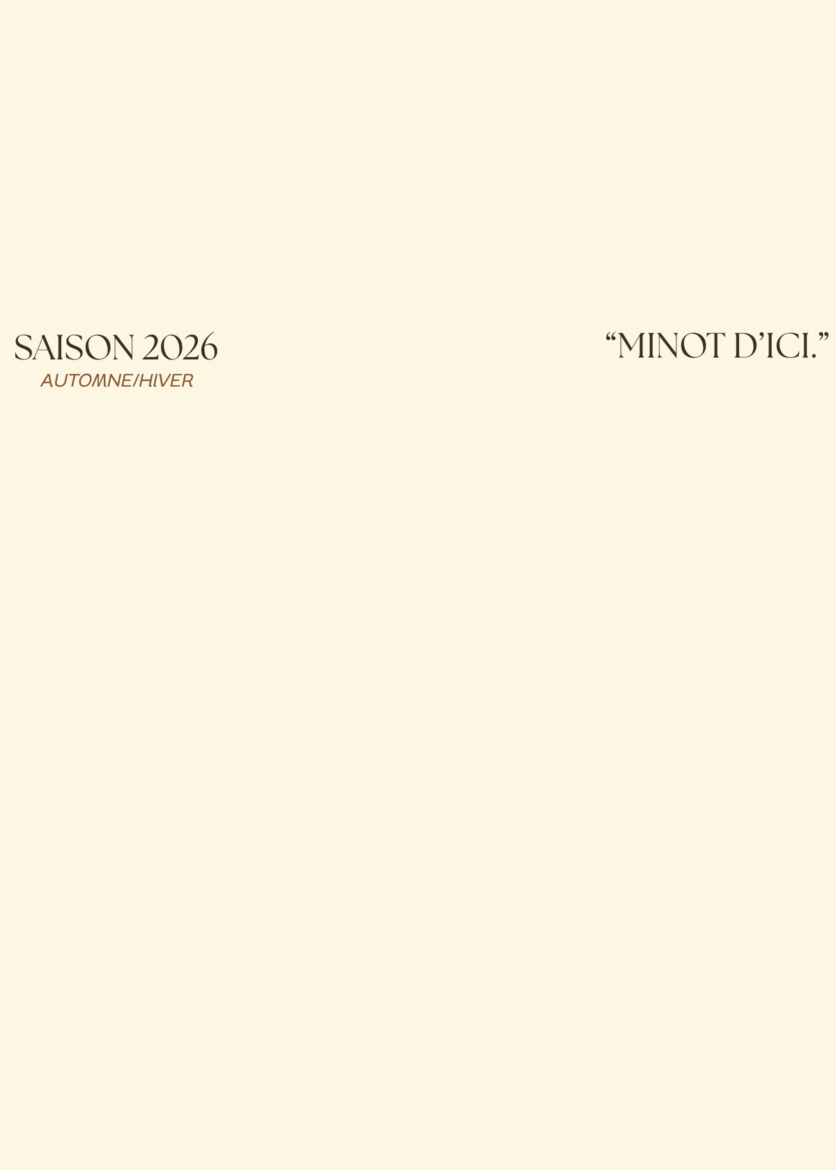 T-Shirt "Minot d'ici.”