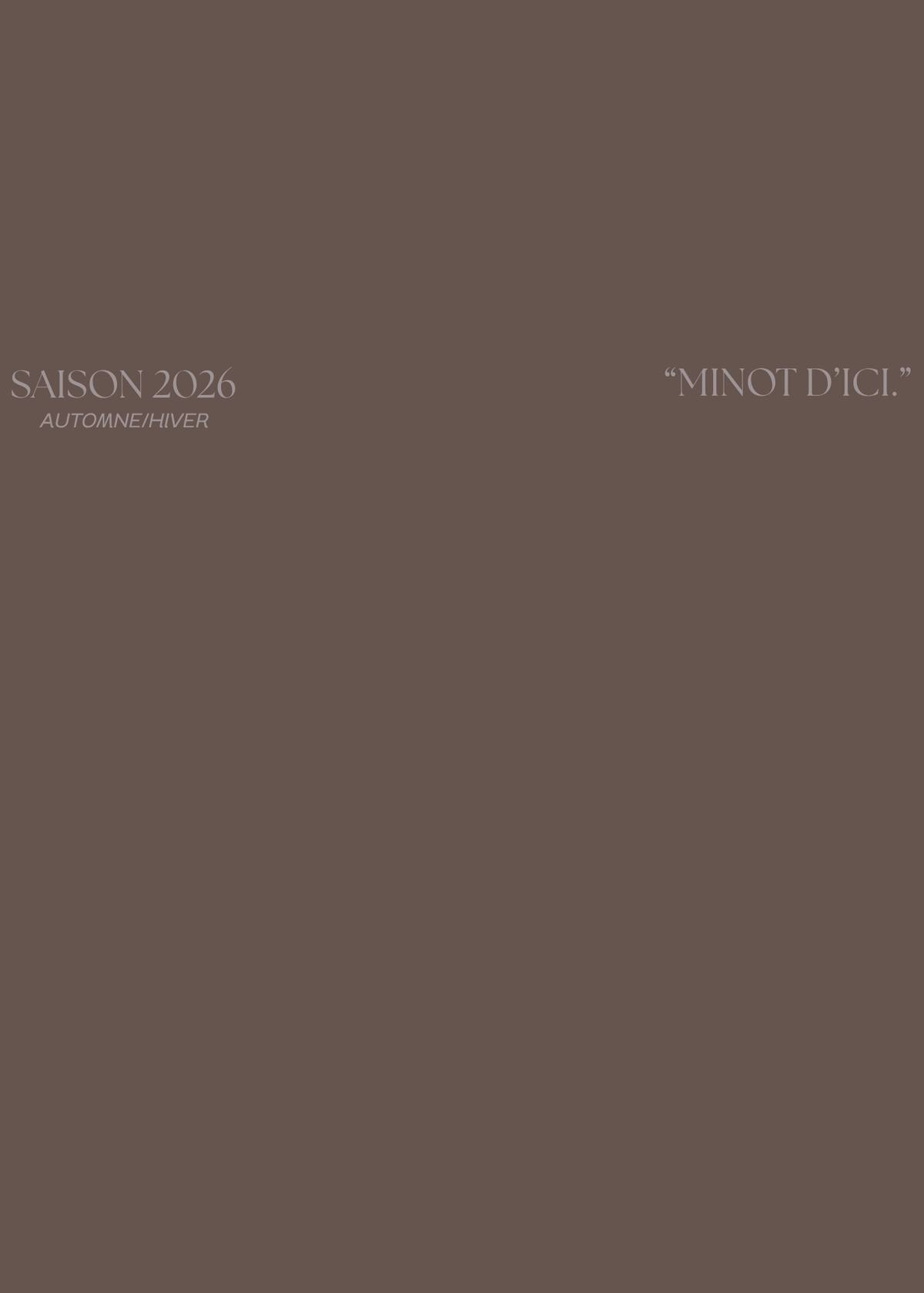 T-Shirt "Minot d'ici.”