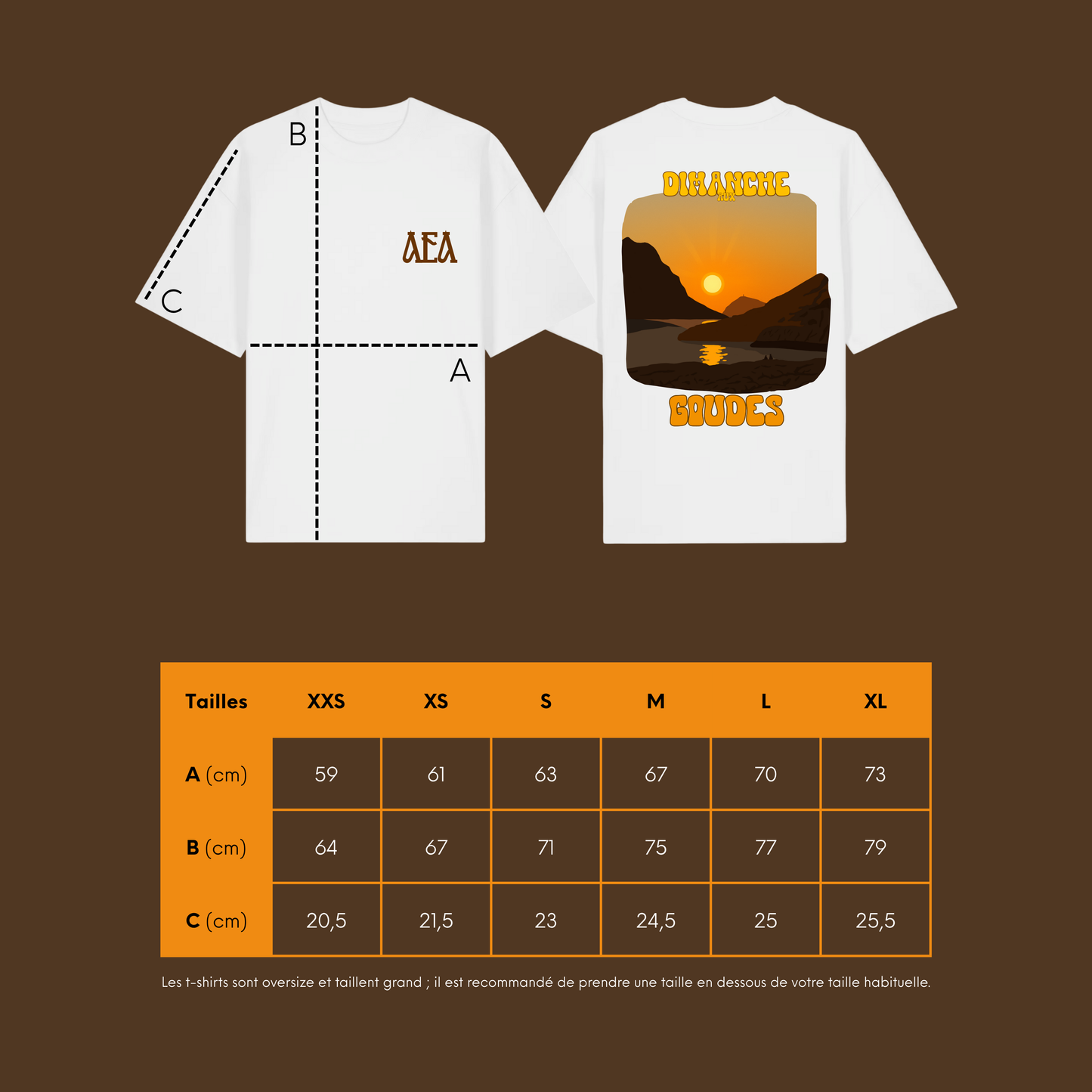 T-Shirt "Dimanches aux goudes."