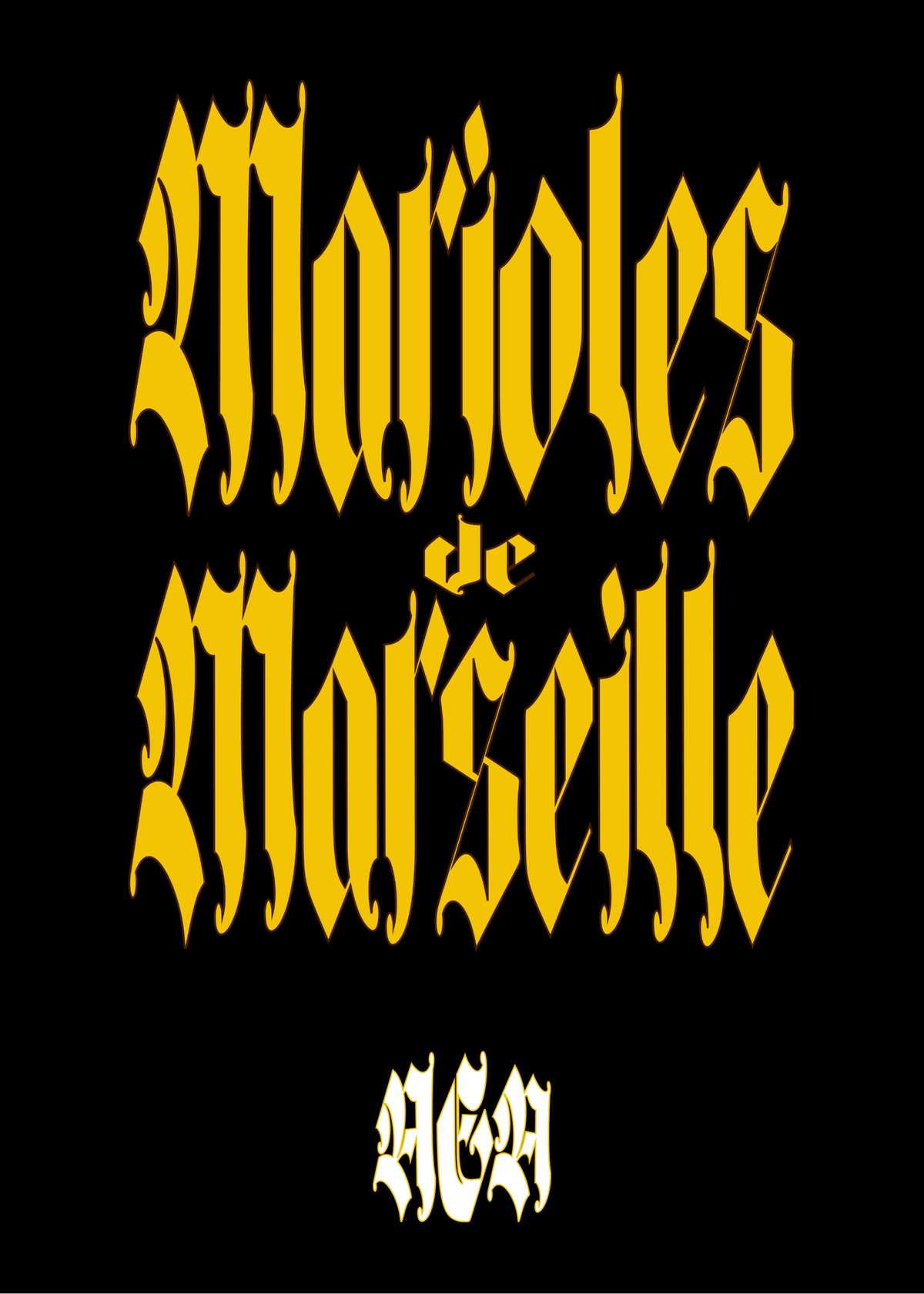 T-Shirt "Marioles de Marseille.”