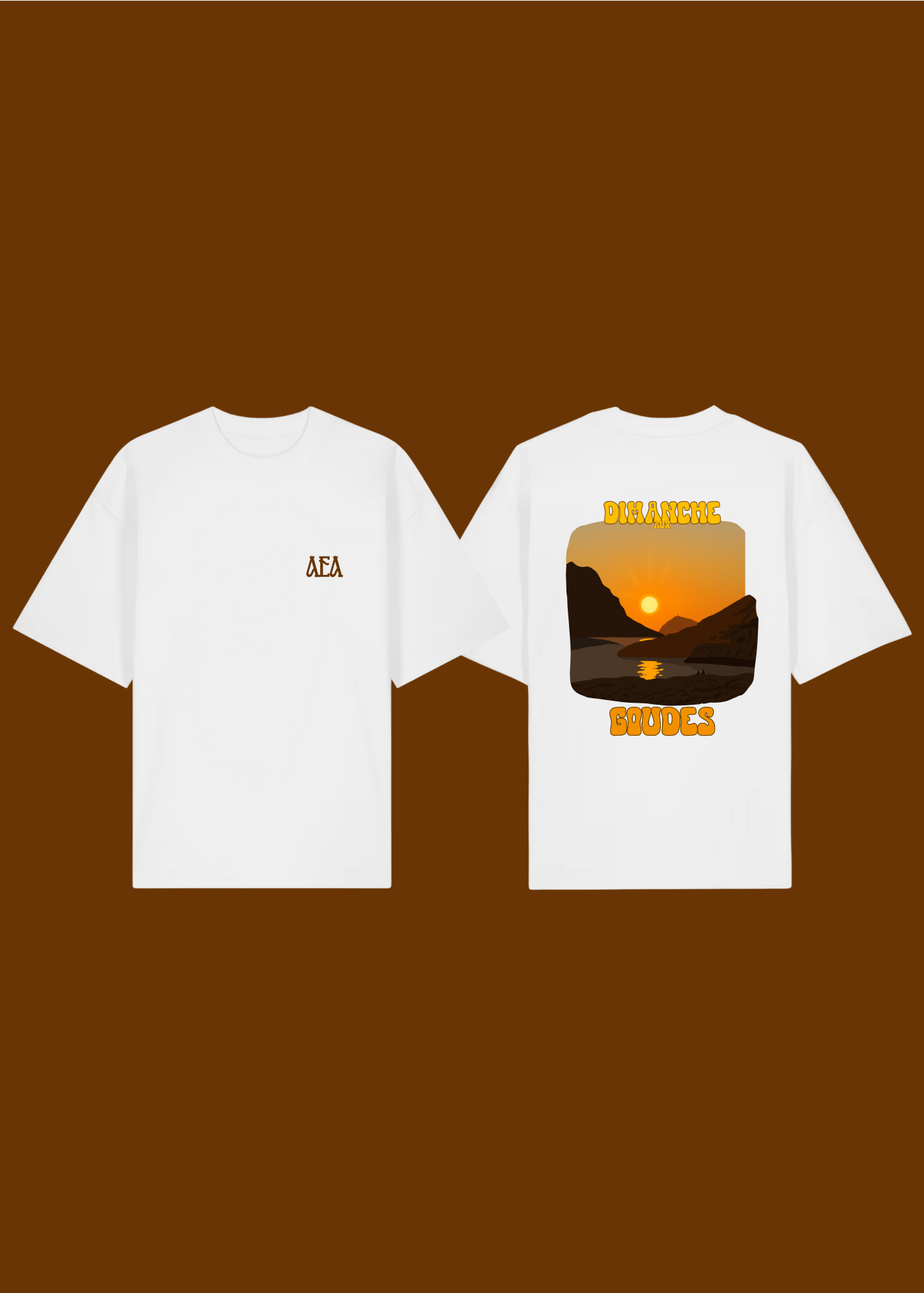 T-Shirt "Dimanches aux goudes."