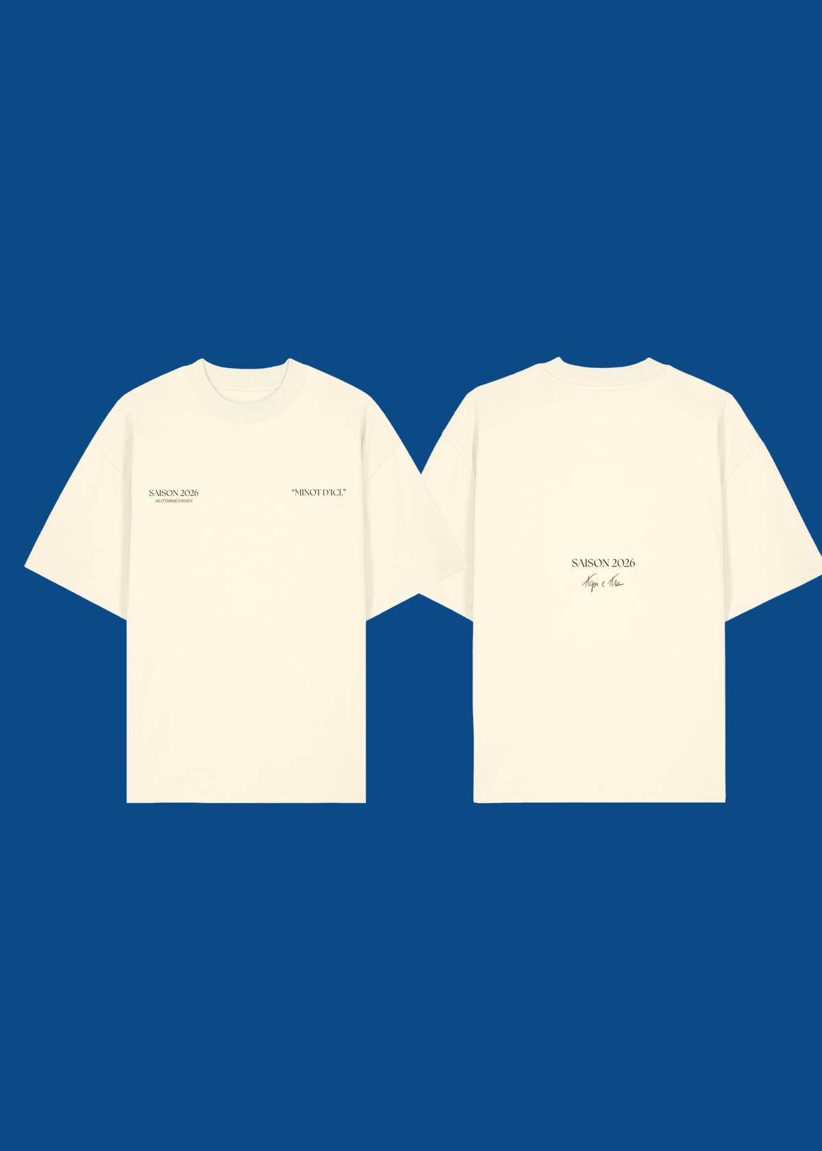 T-Shirt "Minot d'ici.”