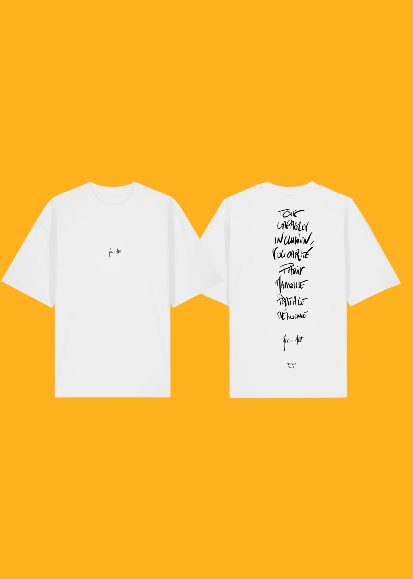 T-Shirt MDC x AEA "TOUS CAPABLES”