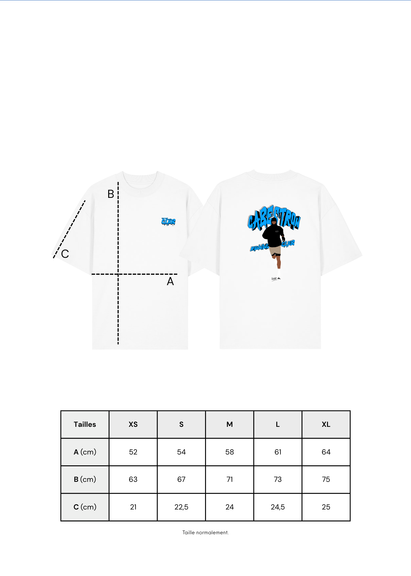 T-Shirt "Cabestron Running Club."