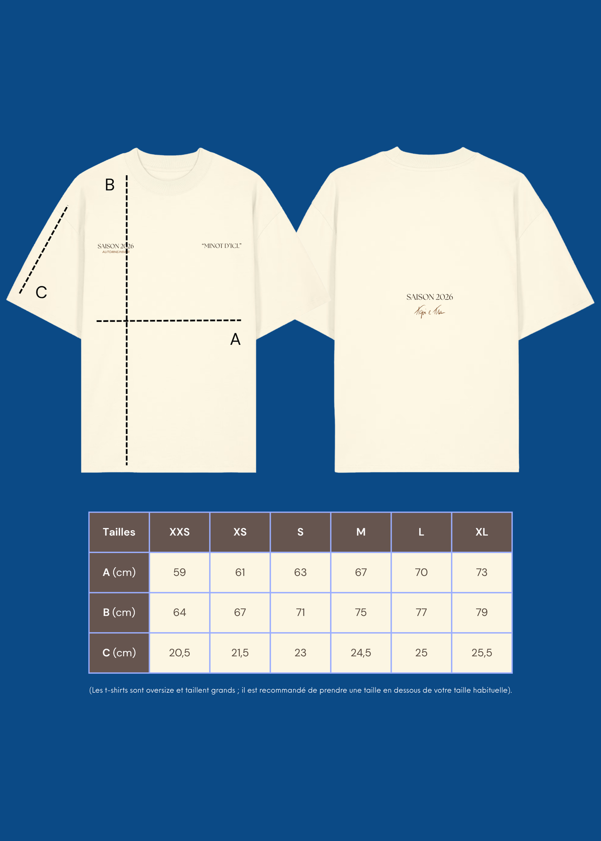 T-Shirt "Minot d'ici.”