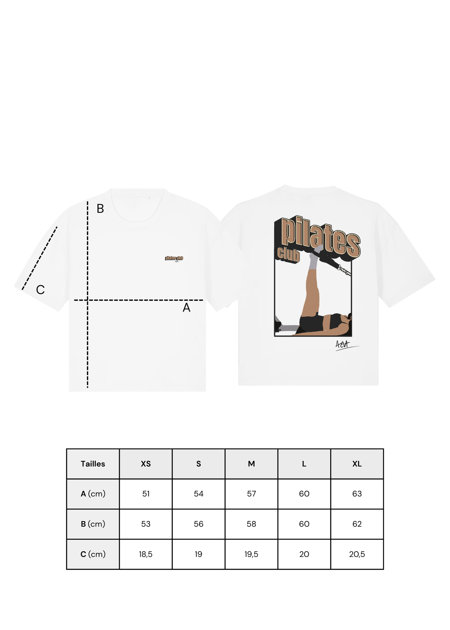 T-Shirt "Club Pilates."