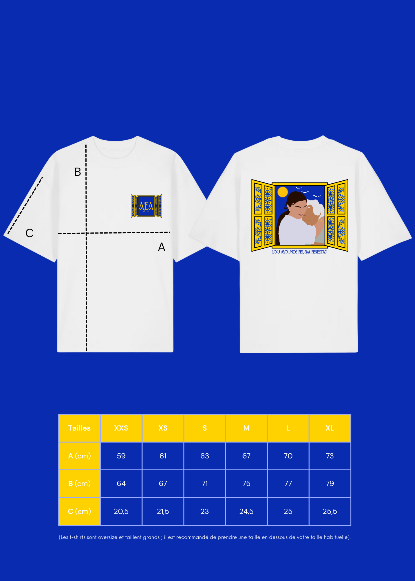 T-Shirt “Lou mounde pèr ma fenèstro.”