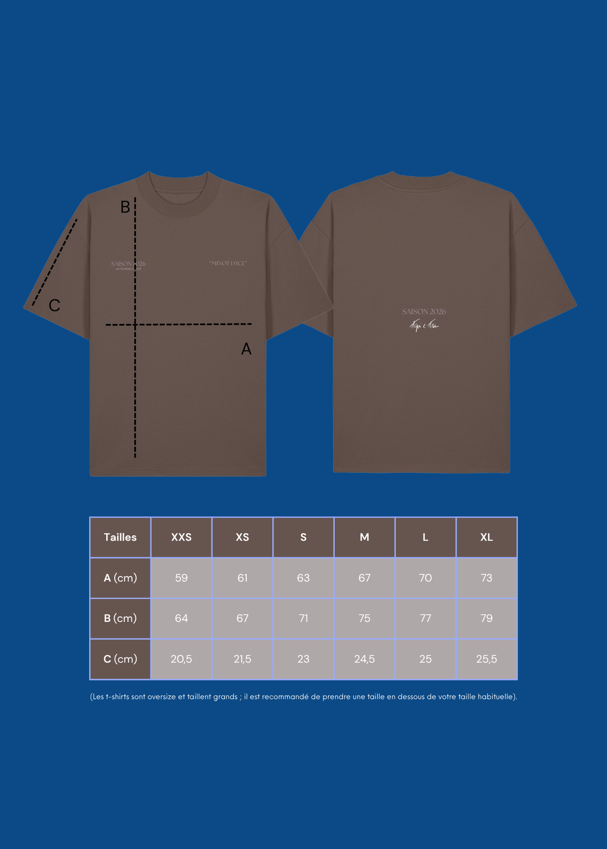 T-Shirt "Minot d'ici.”