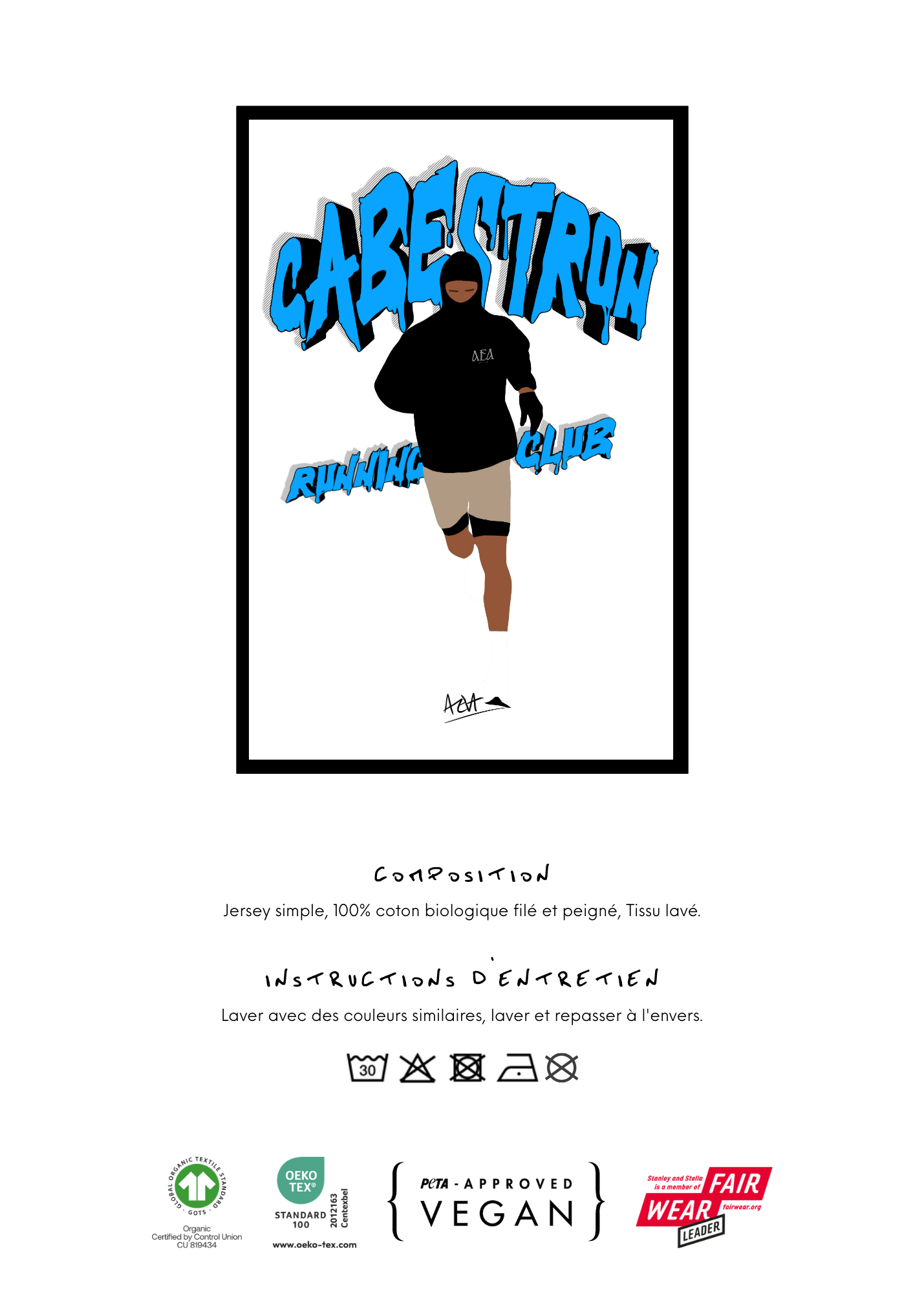 T-Shirt "Cabestron Running Club."