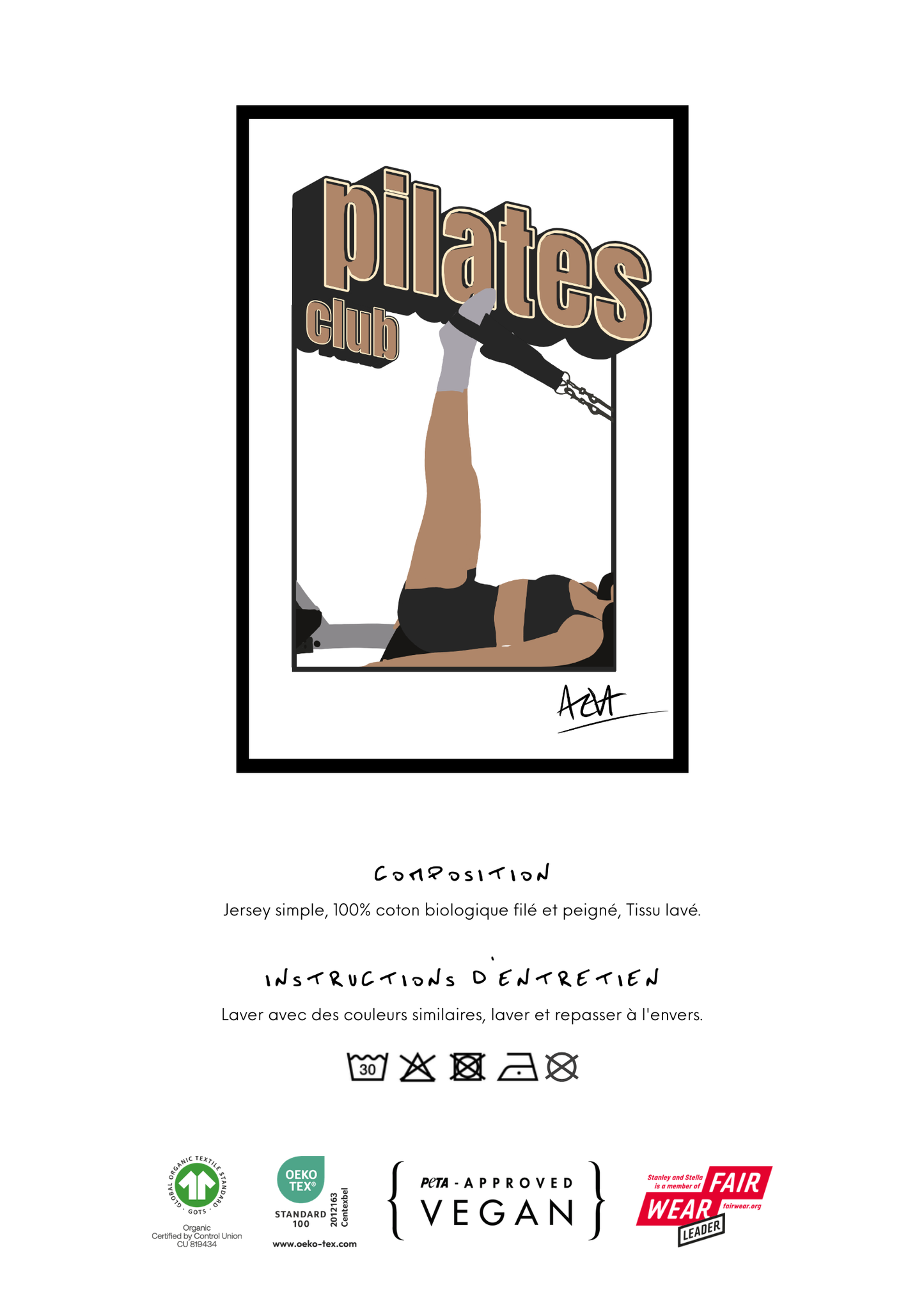 T-Shirt "Club Pilates."