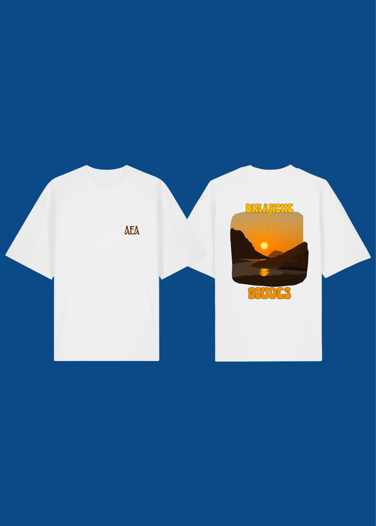 T-Shirt "Dimanches aux goudes."